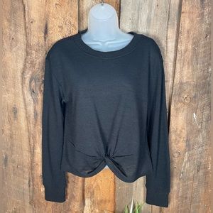 Sanctuary Black Light Knit Sweater - Size Small